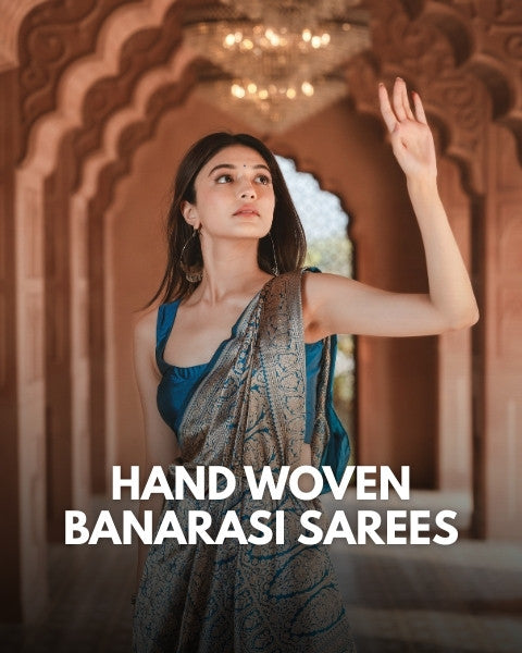 Hand Woven Banarasi Sarees